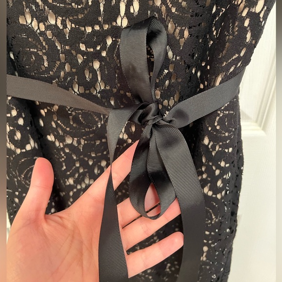 Sleeveless Lace Black Dress, Size 10 - Picture 4 of 4